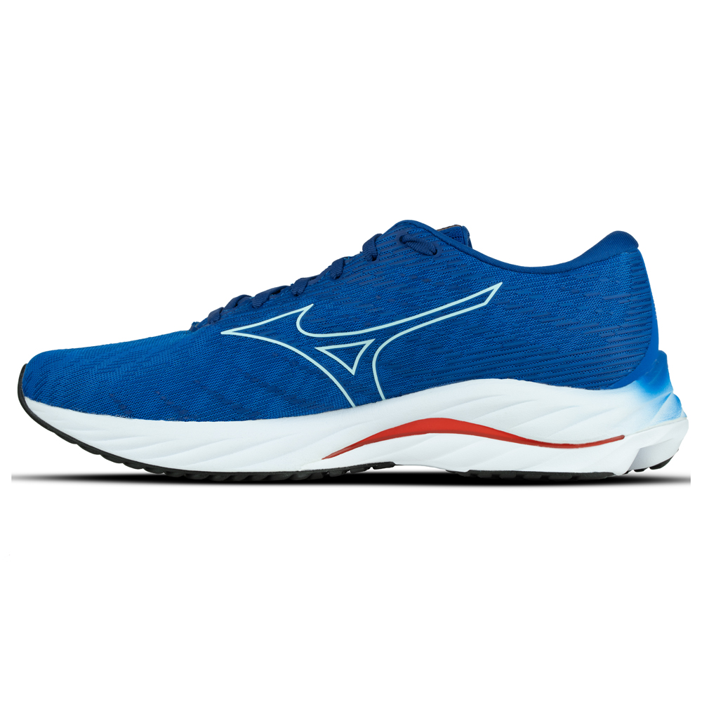 СЦ*Кроссовки бег. MIZUNO Wave Rider 26, J1GC2203-05,р.UK10 (рос.44), полиэст.,нейлон,EVA,резина,сини