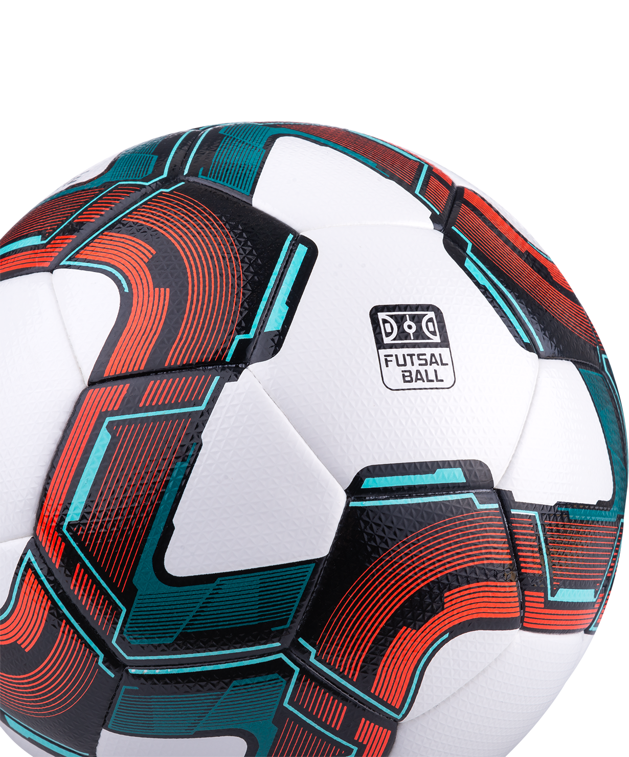 Мяч футзальный JOGEL Inspire №4, белый/черный/красный, размер 4