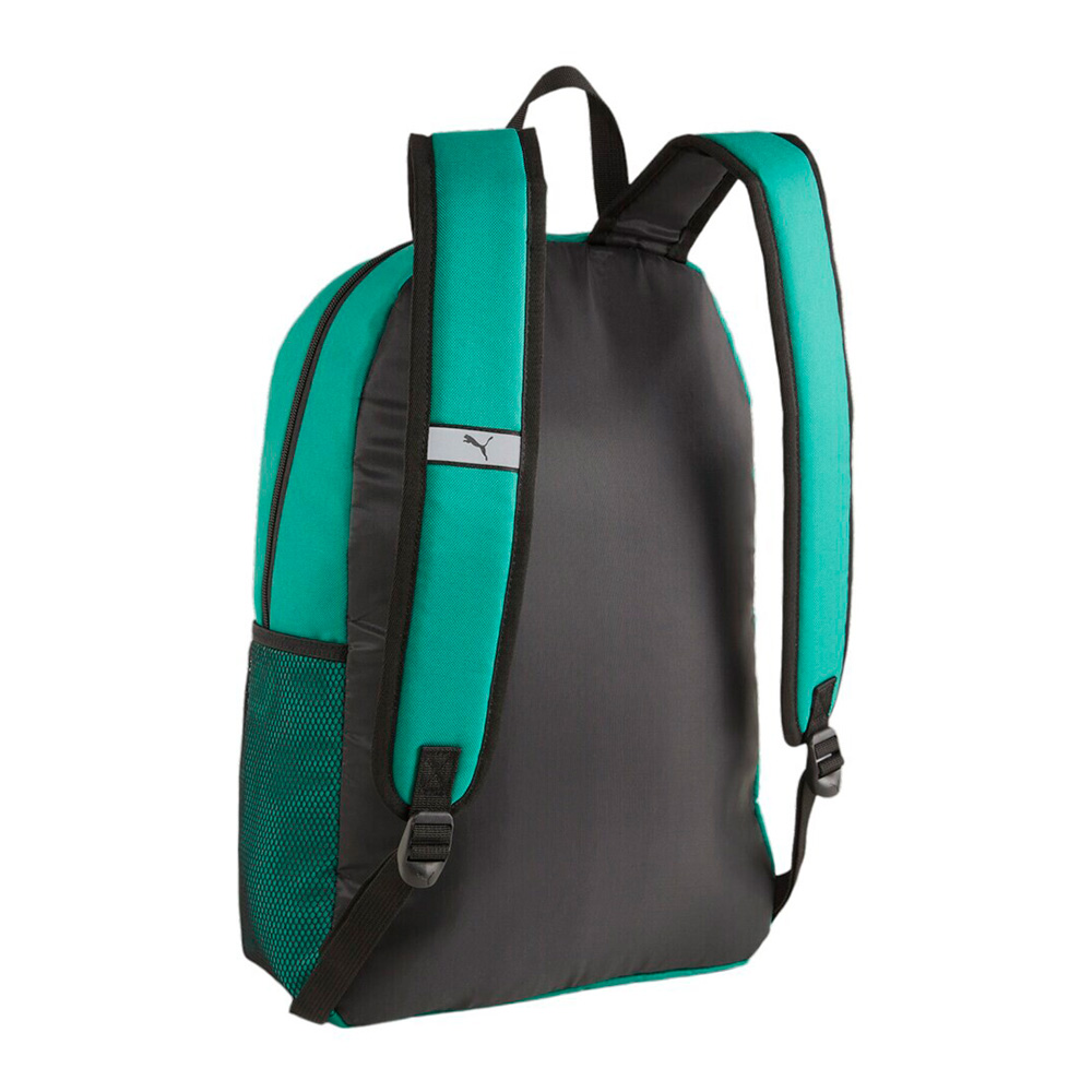 Рюкзак спорт. PUMA TeamGOAL, 09023804, полиэстер, черно-зеленый
