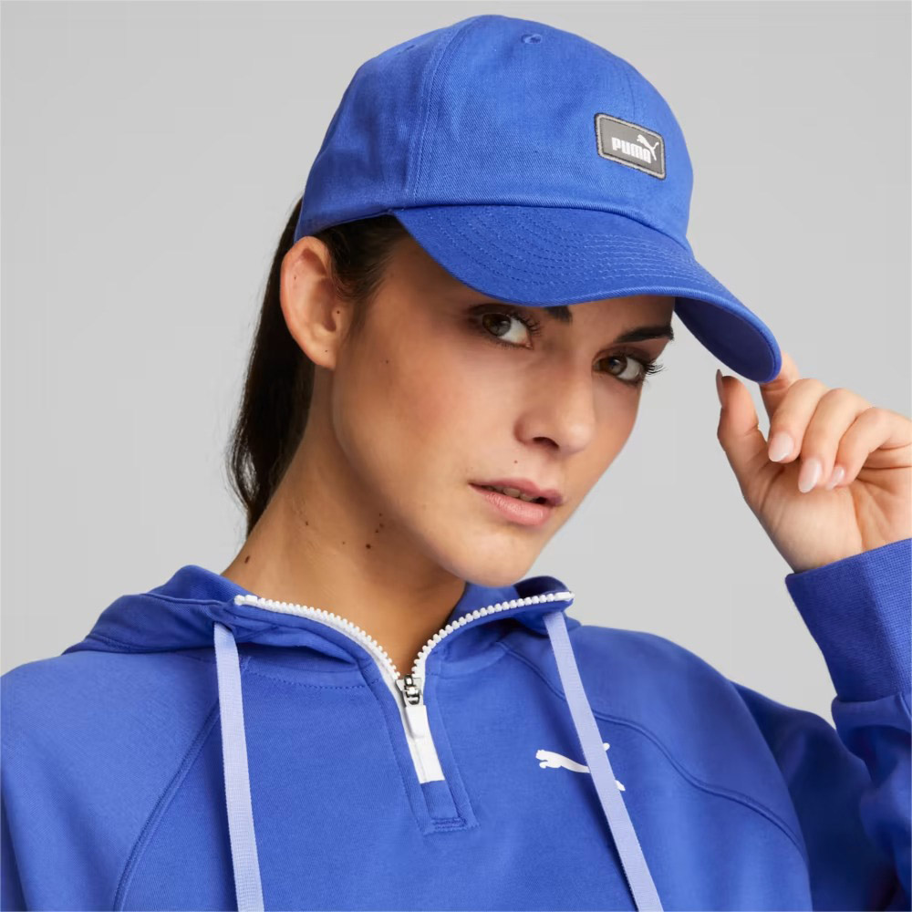 Бейсболка спорт. PUMA Ess Cap III 02366912, 100% хлопок, ярко-синий