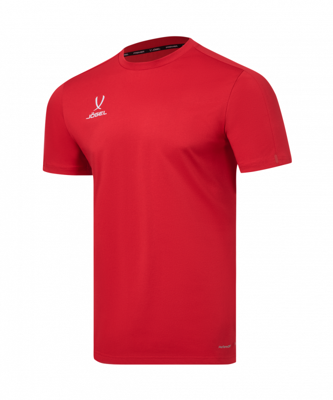 Футболка тренировочная JOGEL PREMIER PerFormDRY TRN CVC Tee, красный, размер L