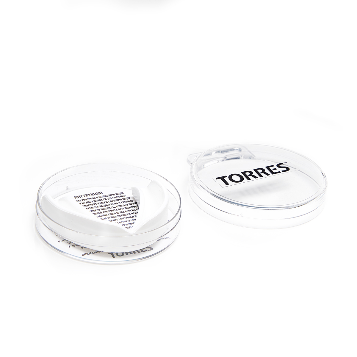 Капа боксерская TORRES, PRL1021WT, термопластичная, белый