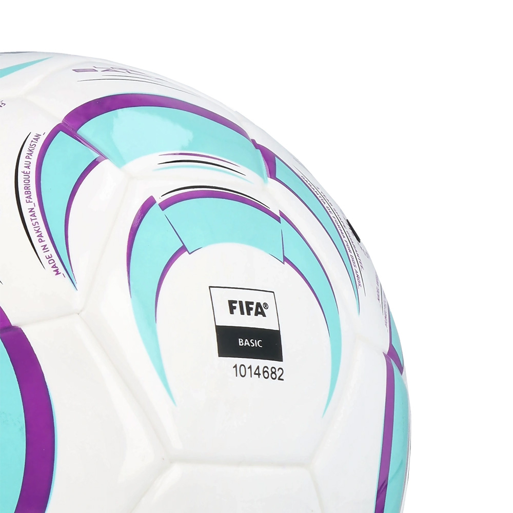 Мяч футзал. ADIDAS Tiro League Sala JW1526, р.4, FIFA Basic, 32 пан, ТПУ, термосш., бело-бирюз-фиол