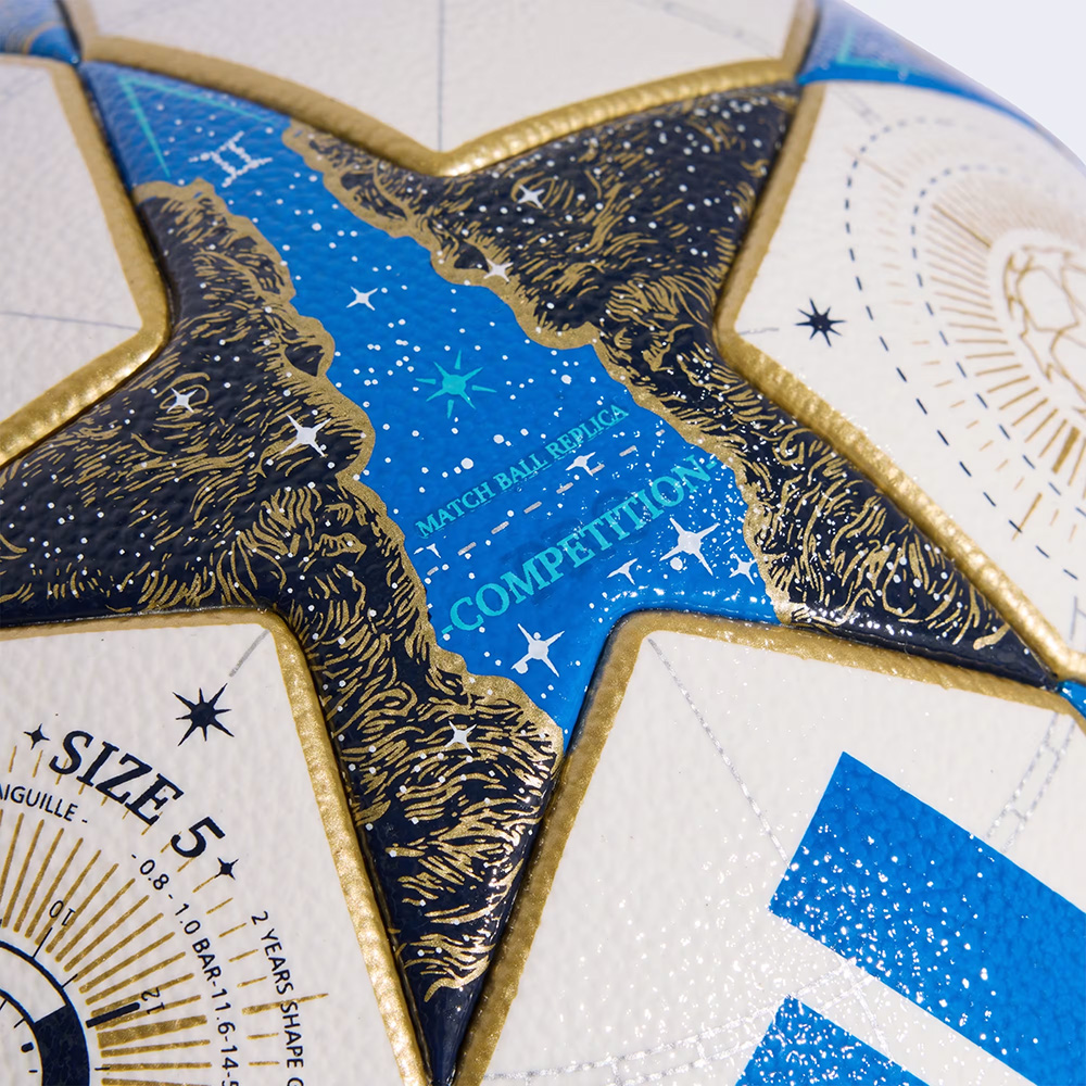 Мяч футб. ADIDAS UCL Competition JP1541, р.5, 32 панели, FIFA Quality Pro, ПУ,термосш,бело-синий