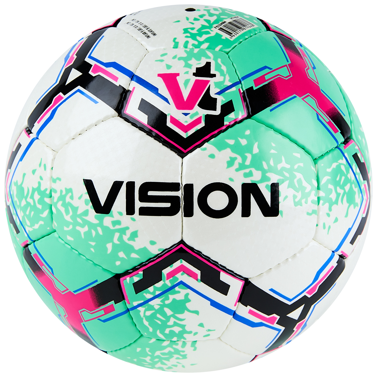 Мяч футзал. VISION SALA+, FIFA Quality Pro, FS324084 р.4, 32 п. PU, 4 подкл.сл, руч.сшив.,бело-зелен
