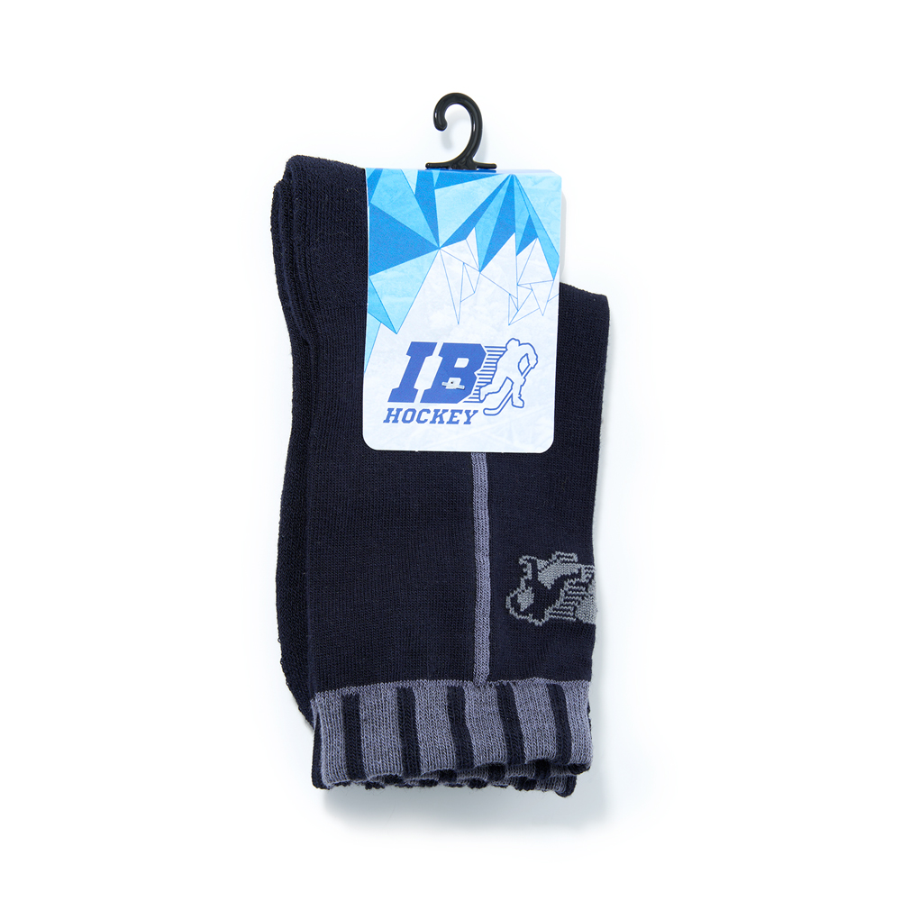 Носки толстые IB Hockey IB-3, SH-IB-3-39-41, р. 39-41, хлопок, поликолон, нейлон, эластан,темно-сини