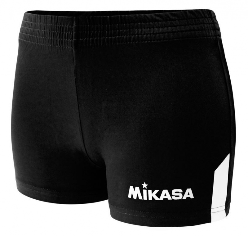 Шорты вол. жен. MIKASA MT379-046-XL, р.XL, 90% полиэстер, 10% эластан, черный