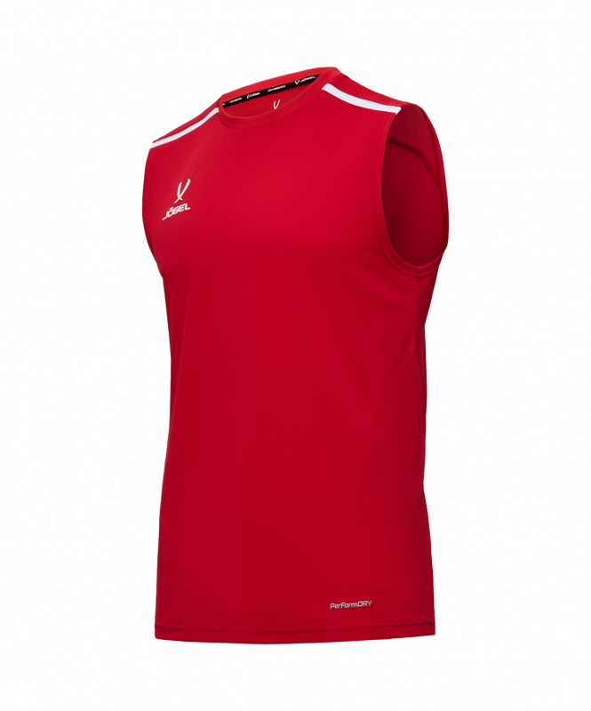 Майка тренировочная JOGEL DIVISION PerFormDRY Training Sleeveless, красный, размер L