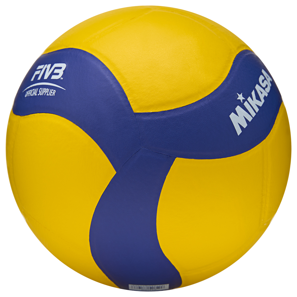 Мяч вол. утяж. MIKASA VT370W, р 5, 18 панелей, синт.кожа (ПУ), вес 370г, клееный, сине-желтый
