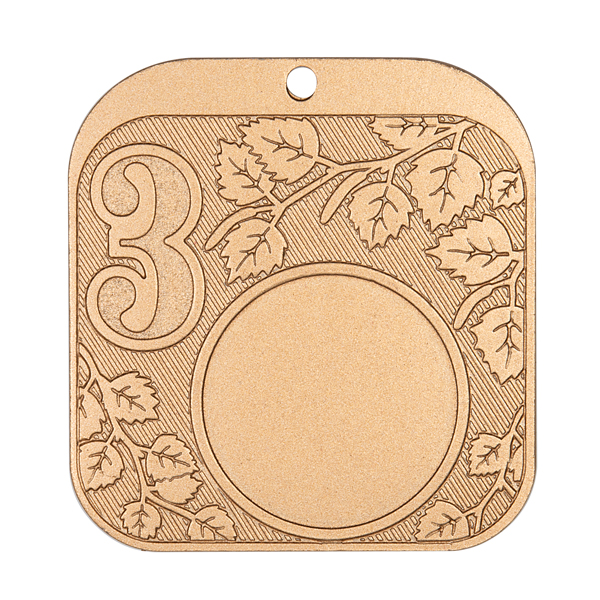 Медаль MZP 502-60/BM 3 место (50х55мм, s-2 мм)