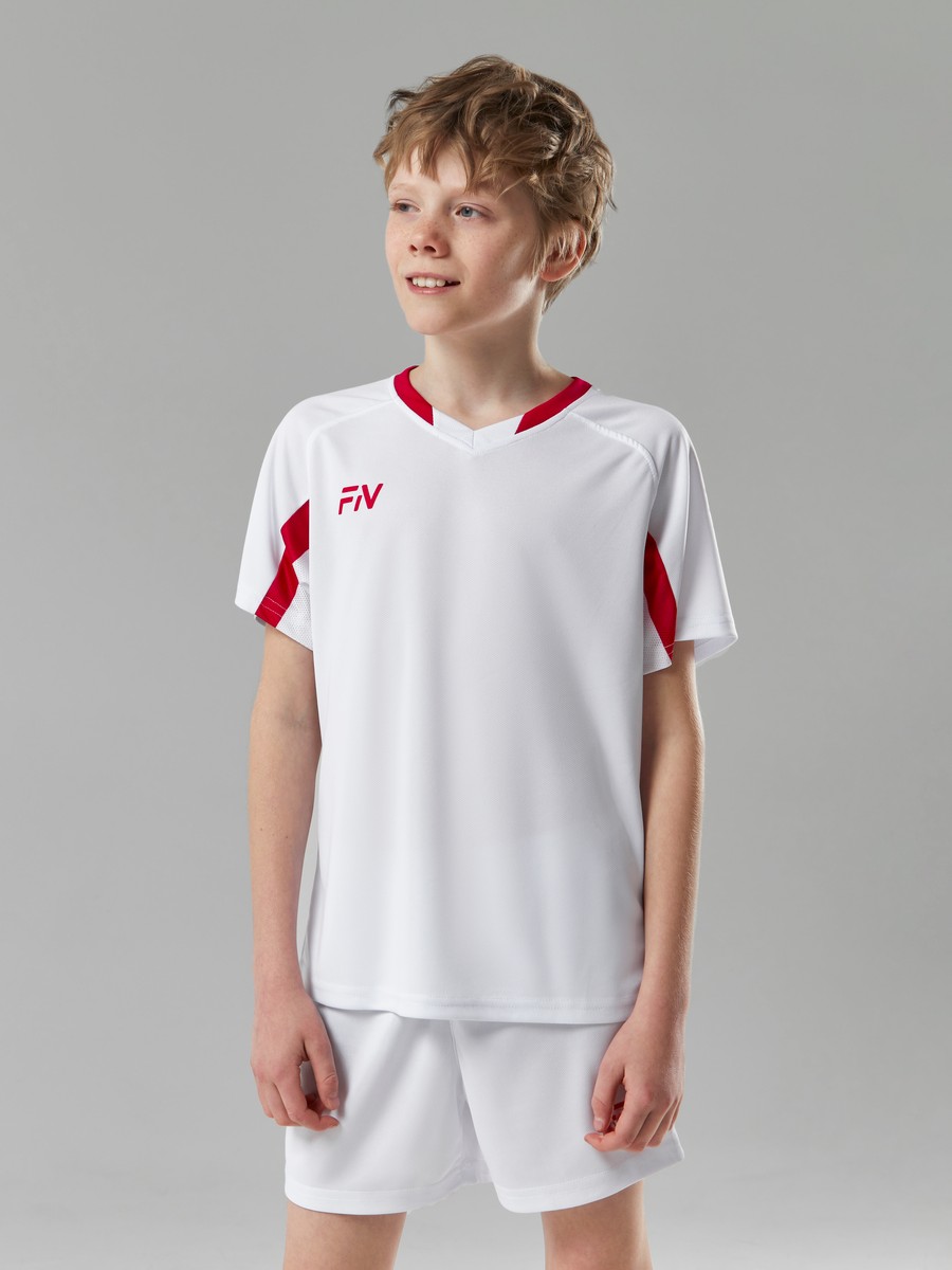 Детская футбольная форма FN Fame Kid (White/Red)