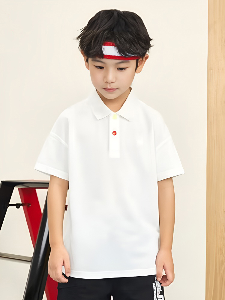 Футболка-поло KELME Lapel T-Shirt Kid White