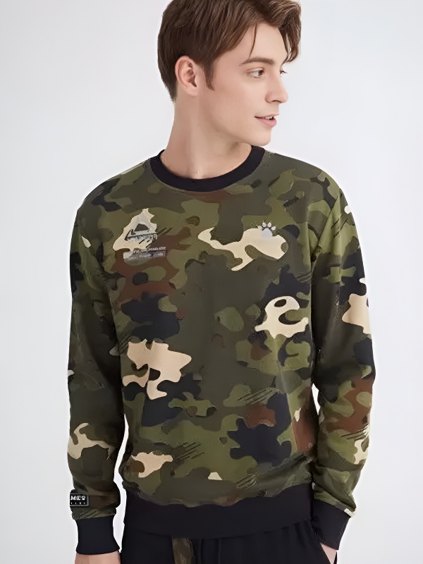 Свитшот KELME Men's Round Neck Sweater Dark Green