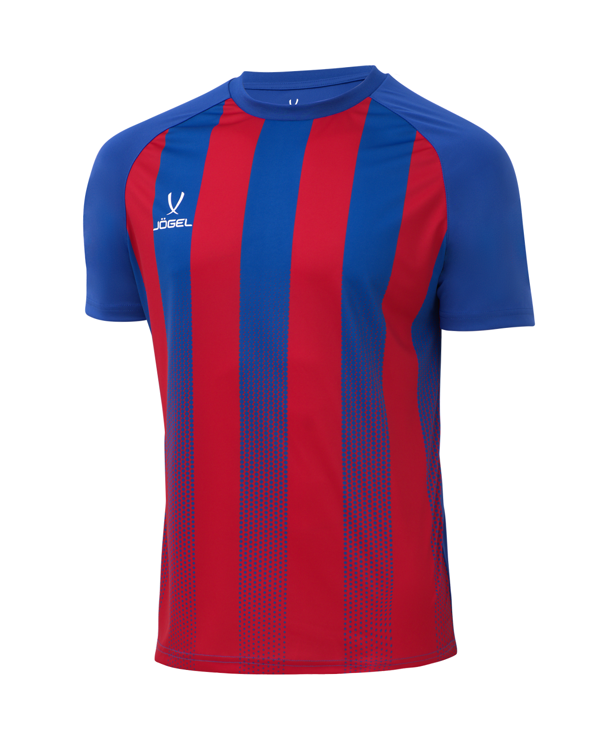 Футболка игровая JOGEL CAMP Striped Jersey, красный/синий, детский