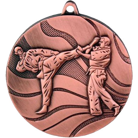 Медаль MMC 2550/B карате (D-50 мм, s-2,5 мм)