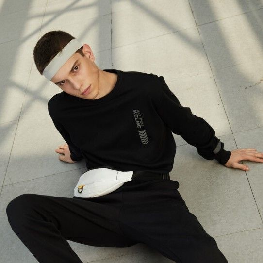 Свитшот KELME Men's Round Neck Sweater Black