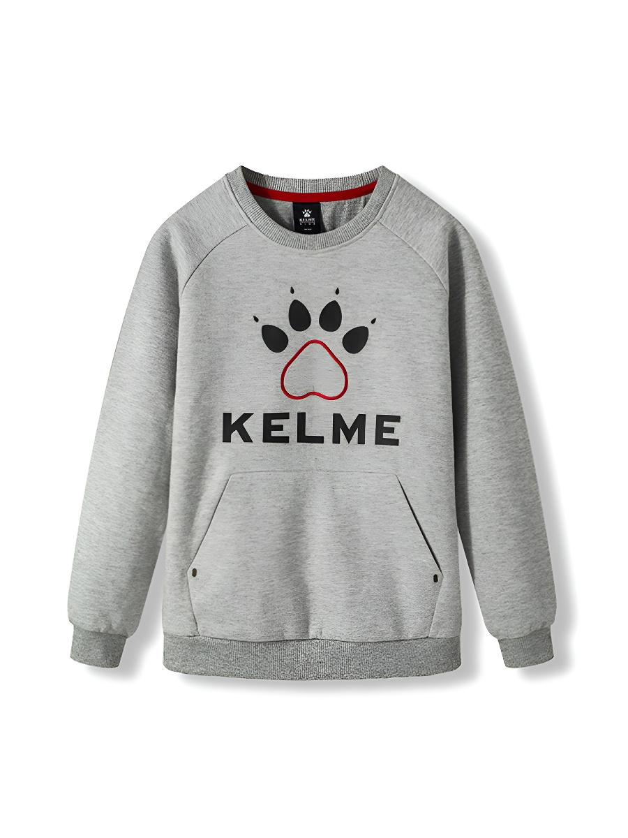 Детский свитшот KELME Boy's Hooded Sweatshirt Grey