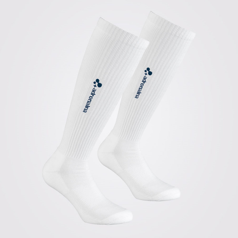 Гольфы волейб. +ADRENALINA Samba 2302-023, р.S, 48% хлопок, 48%полиамид, 4%эласт, белый