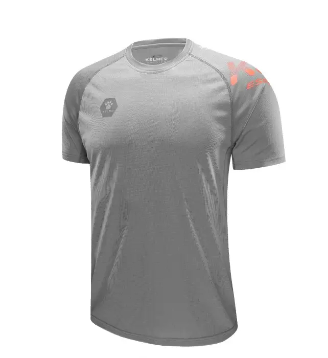 Футболка KELME Men's Short Sleeve T-Shirt Grey