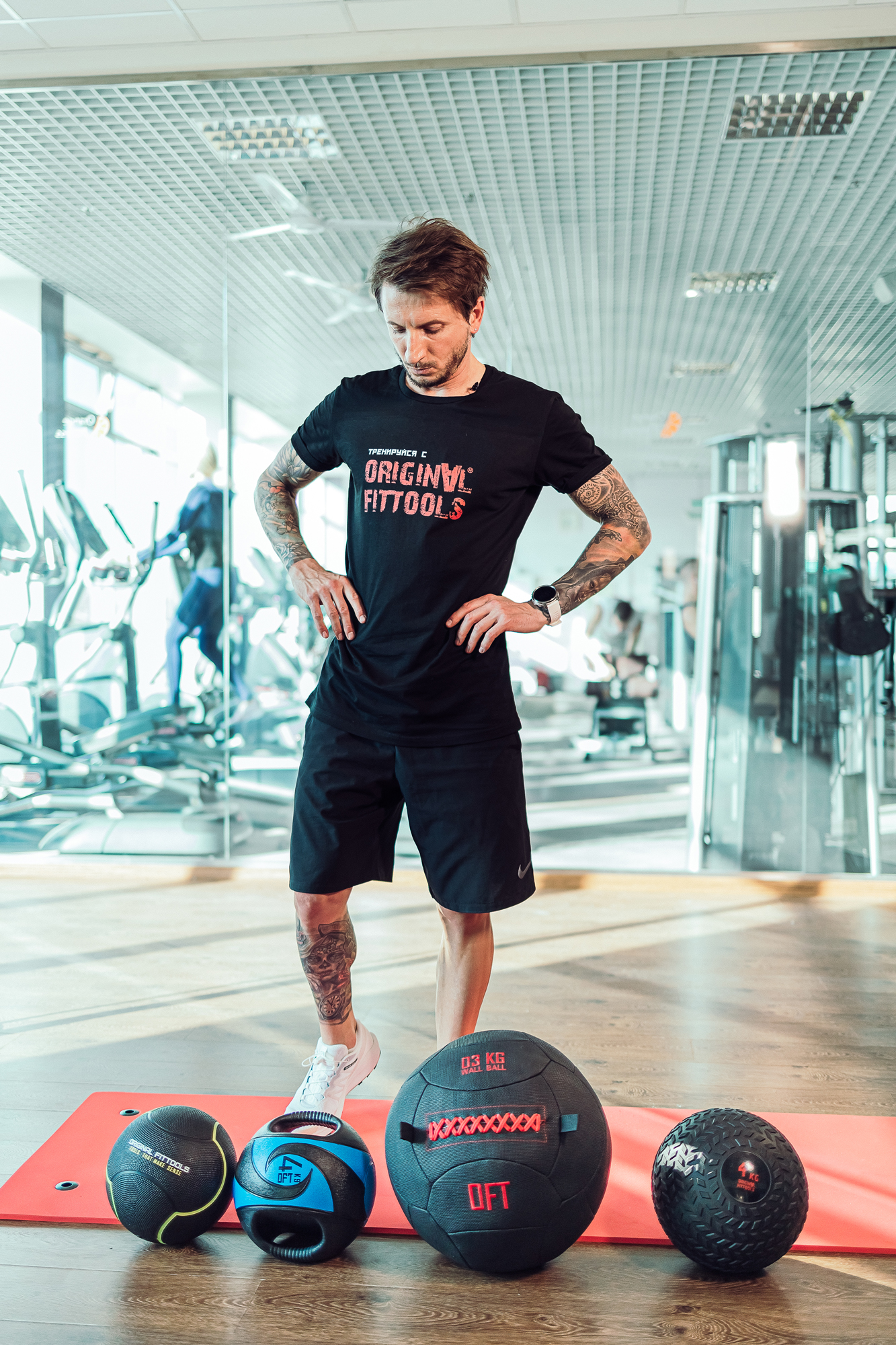 Тренировочный мяч Wall Ball Deluxe 12 кг