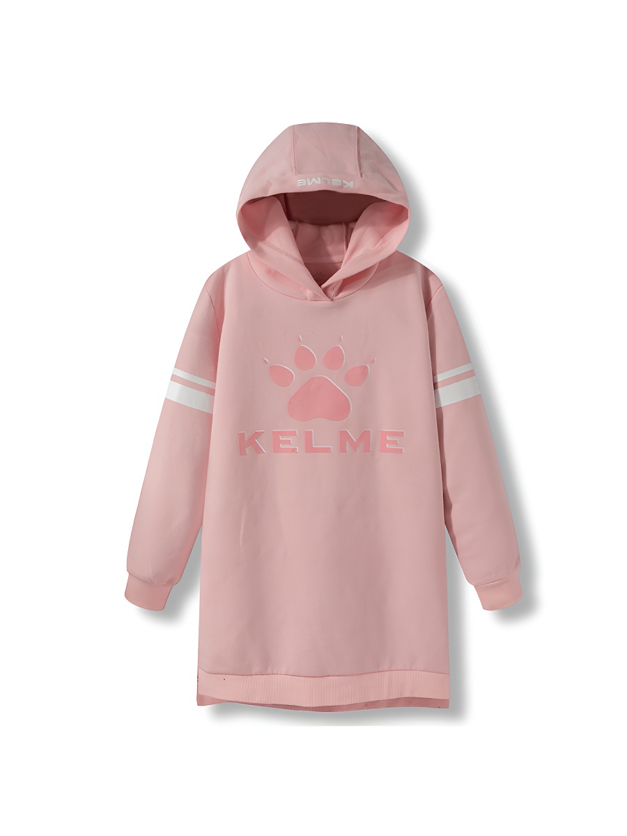 Детское худи KELME Girl's Mid-Length Sweater Pink