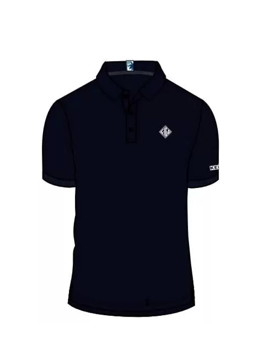Футболка-поло KELME Men's Short Sleeve Polo Shirt Dark Blue