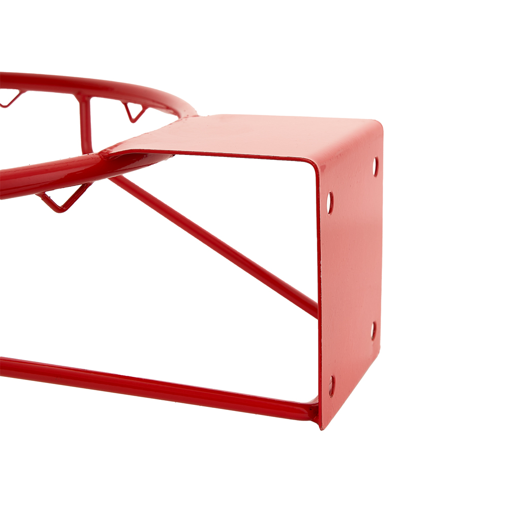 Кольцо баскет. № 7, MR-BRim7Pk, d 450мм, метал.ПРУТ 16мм c крючками, с кронштейном, без сетки, крас.