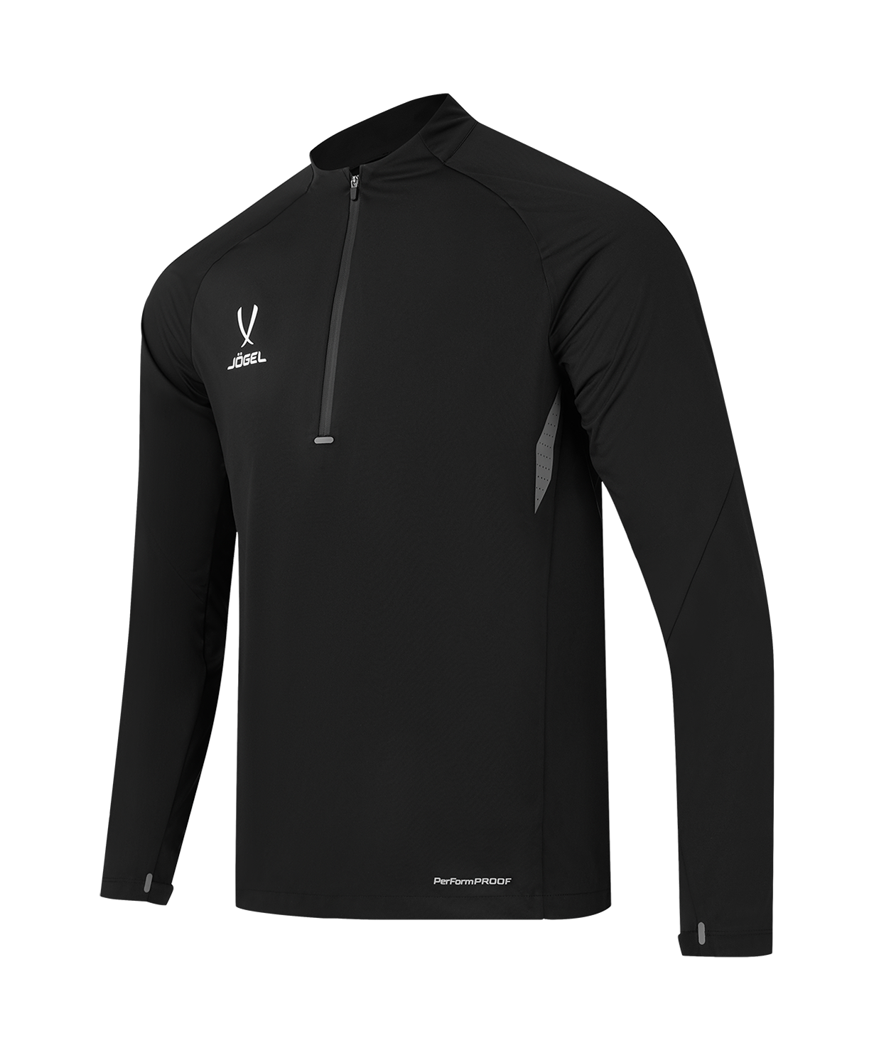 Джемпер ветрозащитный JOGEL PREMIER PerFormPROOF 1/4 Zip Wind Top, черный