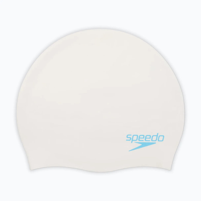Шапочка для плав. дет. SPEEDO Plain Moulded Silicone Cap Jr, 8-7099017621, БЕЛЫЙ, силикон