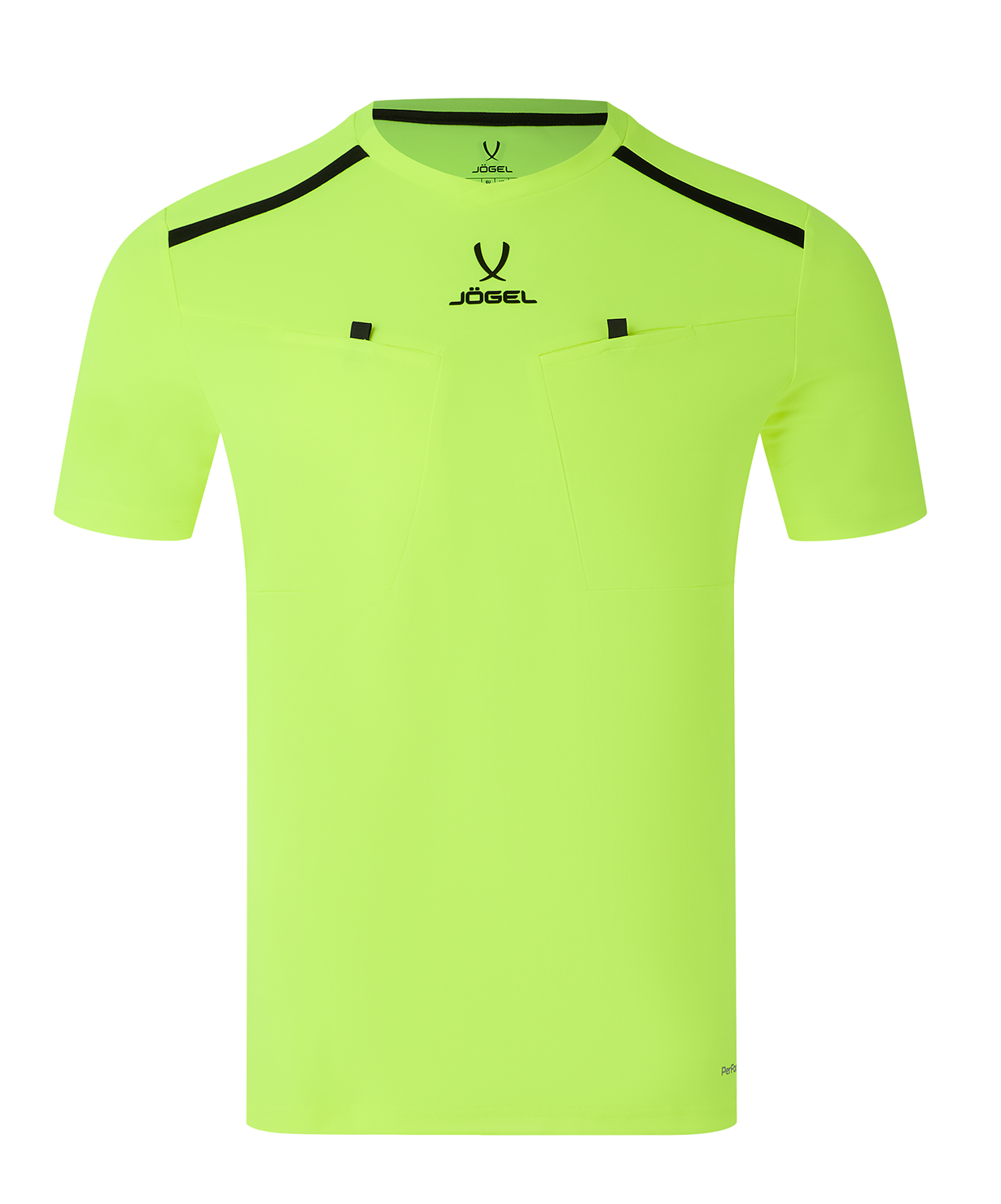 Футболка судейская JOGEL DIVISION PerFormDRY Referee Tee, желтый неон, размер L