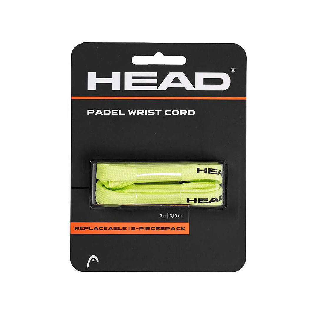 Шнурок для падел-ракетки Head Replaceable Padel Cord, 288066-LY, 2шт в упаковке, полиэстер, лимонный