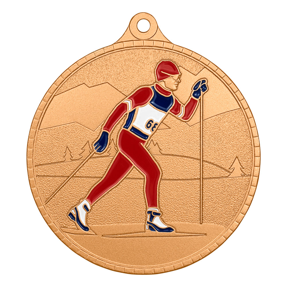 Медаль MZP 571-55/B лыжный спорт (D-55мм, s-2 мм)