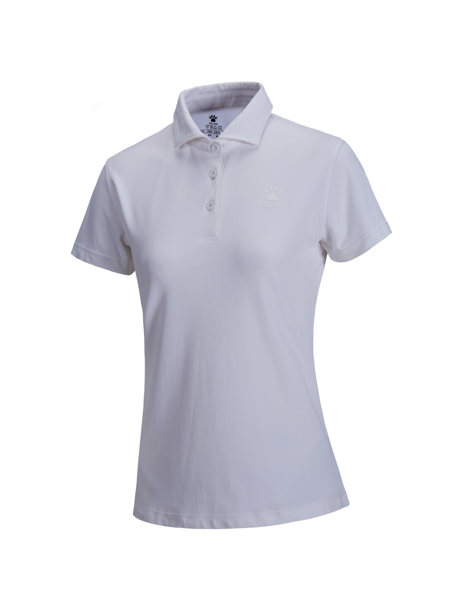 Футболка-поло KELME Women's Short Sleeve Polo Shirt White