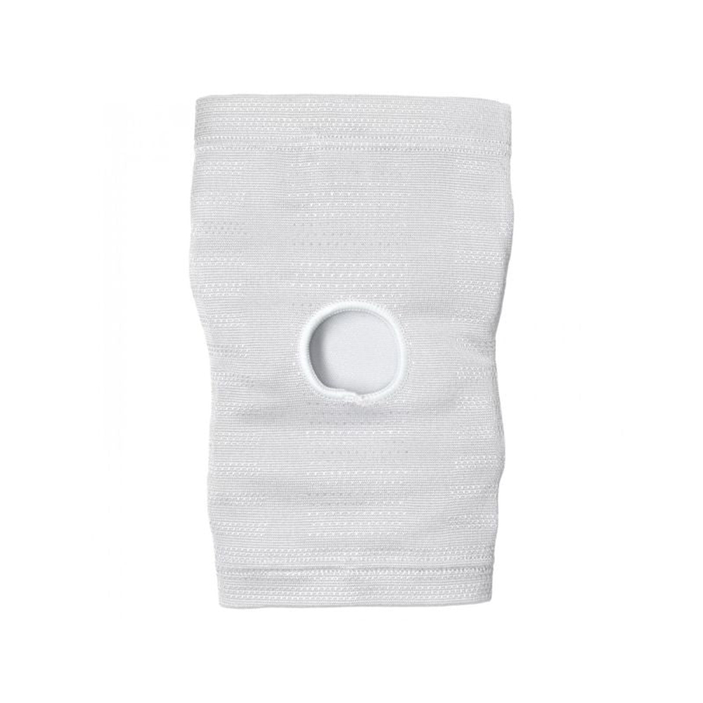 Наколенники ASICS Gel Kneepad 3053A181-100-L, р.L, вискоза, полиэстер, резина, белые