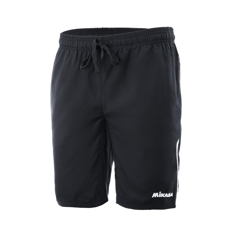 Шорты муж. MIKASA MT259-046-M, р.M, 100% полиэстер, черно-белый