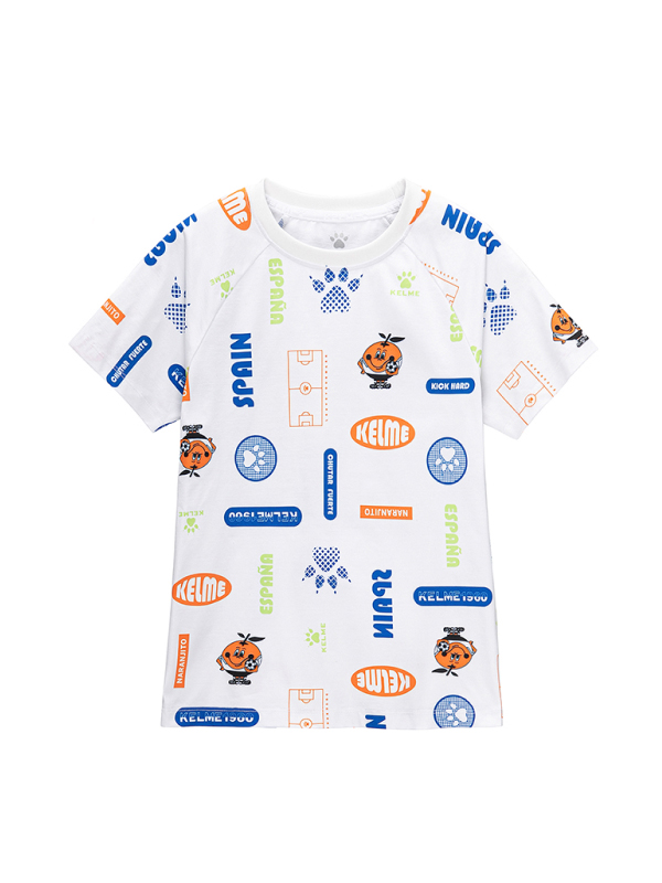 Детская футболка KELME Short Sleeve T-Shirt Kid White