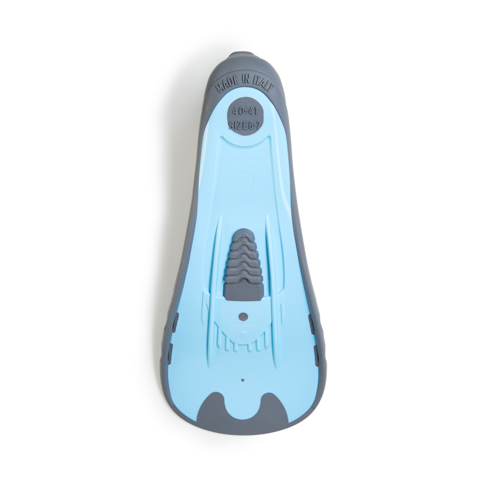 Ласты для бассейна Salvas F5 Fin, BA19140QSSTS,TPR и Technoflex, р.40-41, cеро-голубой
