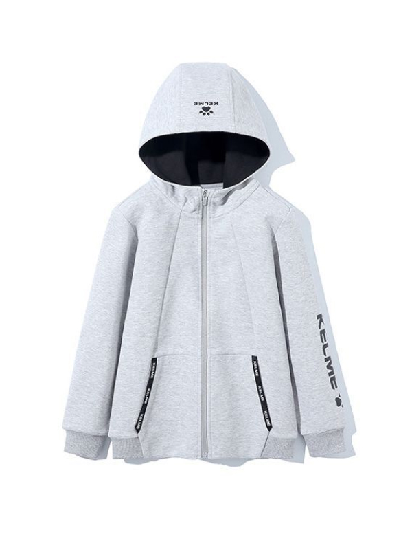 Детская толстовка KELME Boys Cardigan Sweater Grey