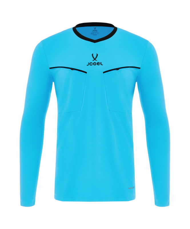 Лонгслив судейский JOGEL DIVISION PerFormDRY Referee LS Tee 2.0, голубой, размер L