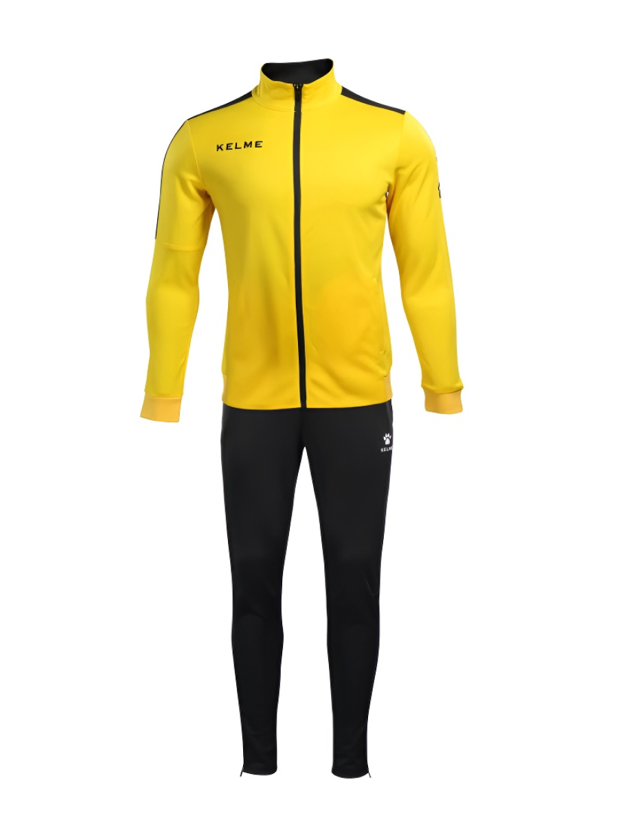 Детский спортивный костюм KELME Tracksuit (Yellow/Black)