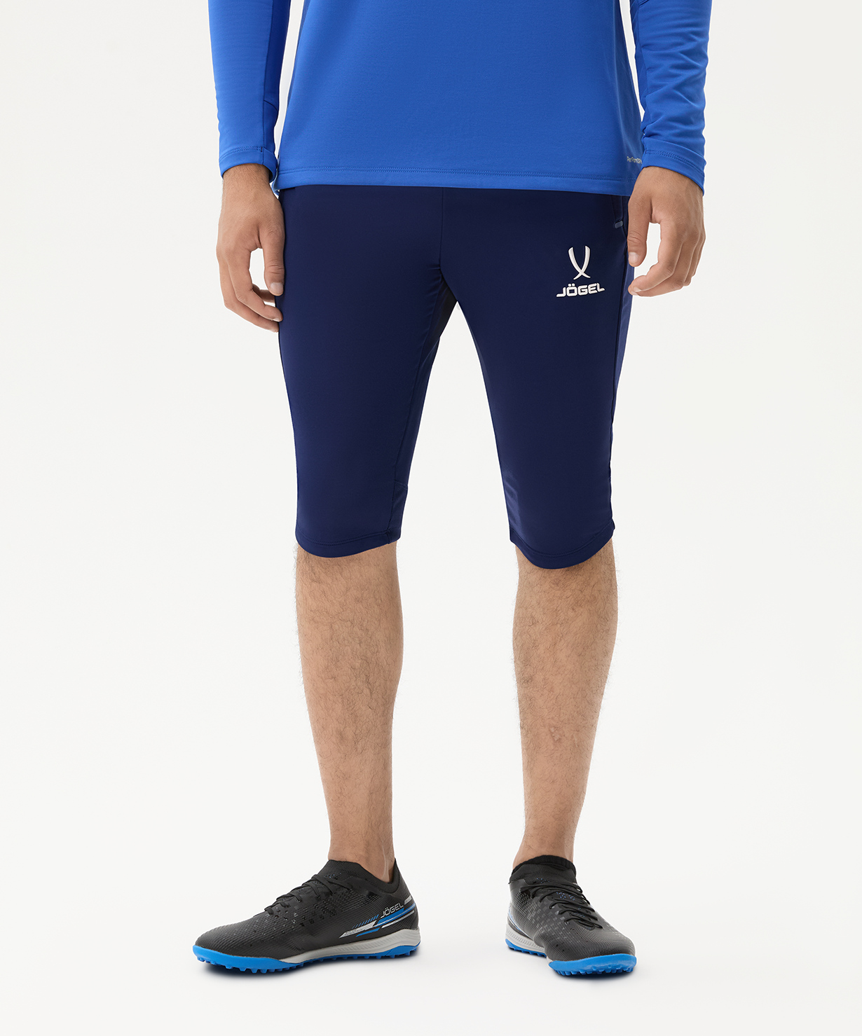 Брюки тренировочные с карманами JOGEL PREMIER PerFormDRY 3/4 Training Pants, темно-синий, размер L