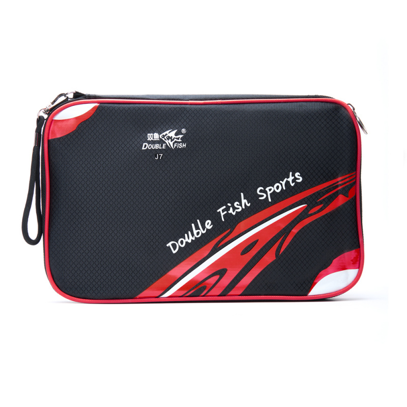 Ракетка для н/т DOUBLE FISH J7, для продвинутых, накладка 2.1 мм, конич. ручка + чехол