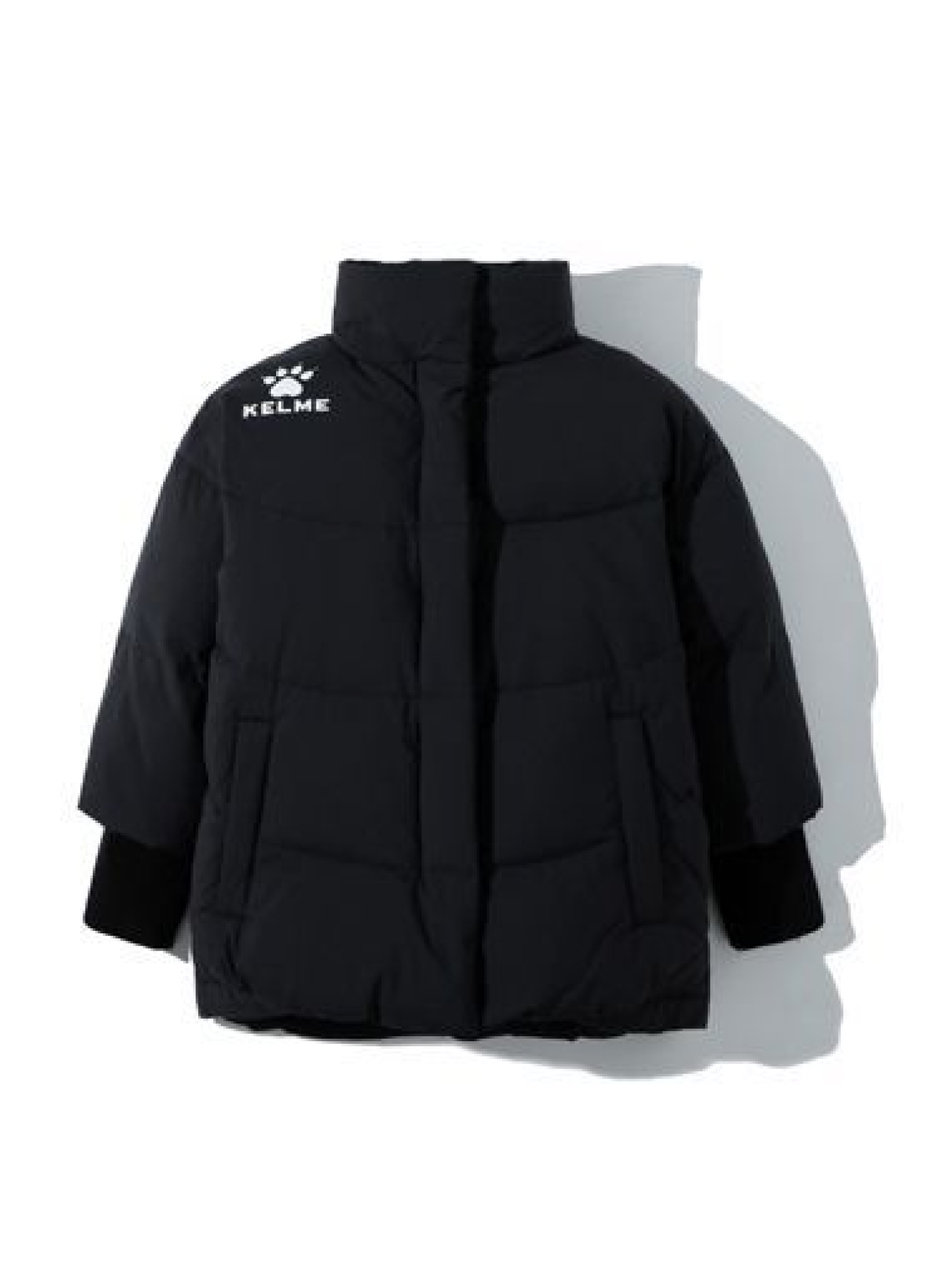 Детский пуховик KELME Girls Short Thick Down Jacket Black