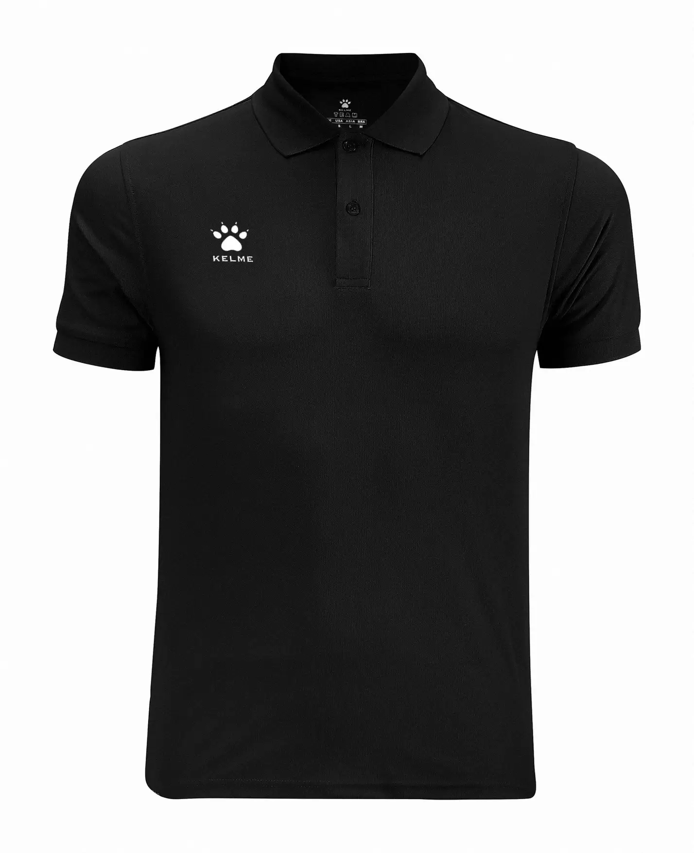 Футболка-поло KELME Short Sleeve Polo Shirt Black