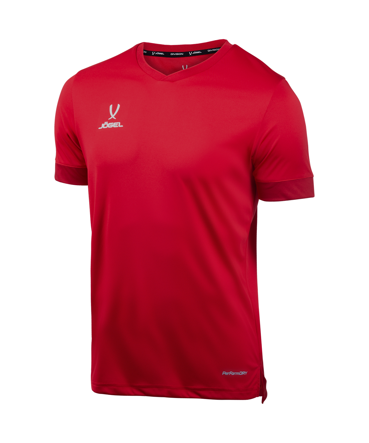 Футболка игровая JOGEL DIVISION PerFormDRY Union Jersey, красный/темно-красный/белый