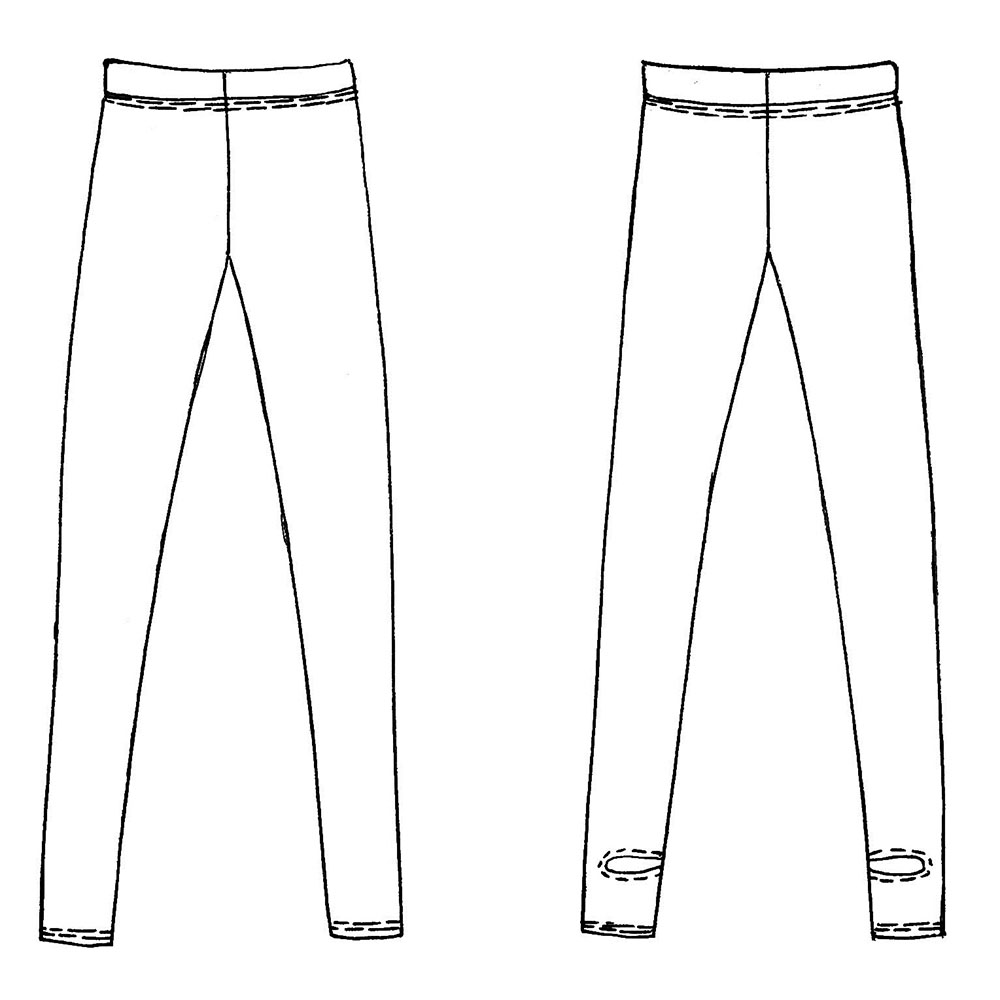 Лосины гимнастические с вырезом под пятку Indigo SM-103-40, р.40, хлопок, эластан, черный