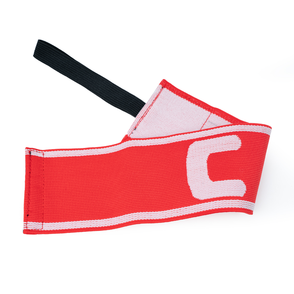 Капитанская повязка TORRES, SS11002-04, нейлон, безразмерная, красно-белый