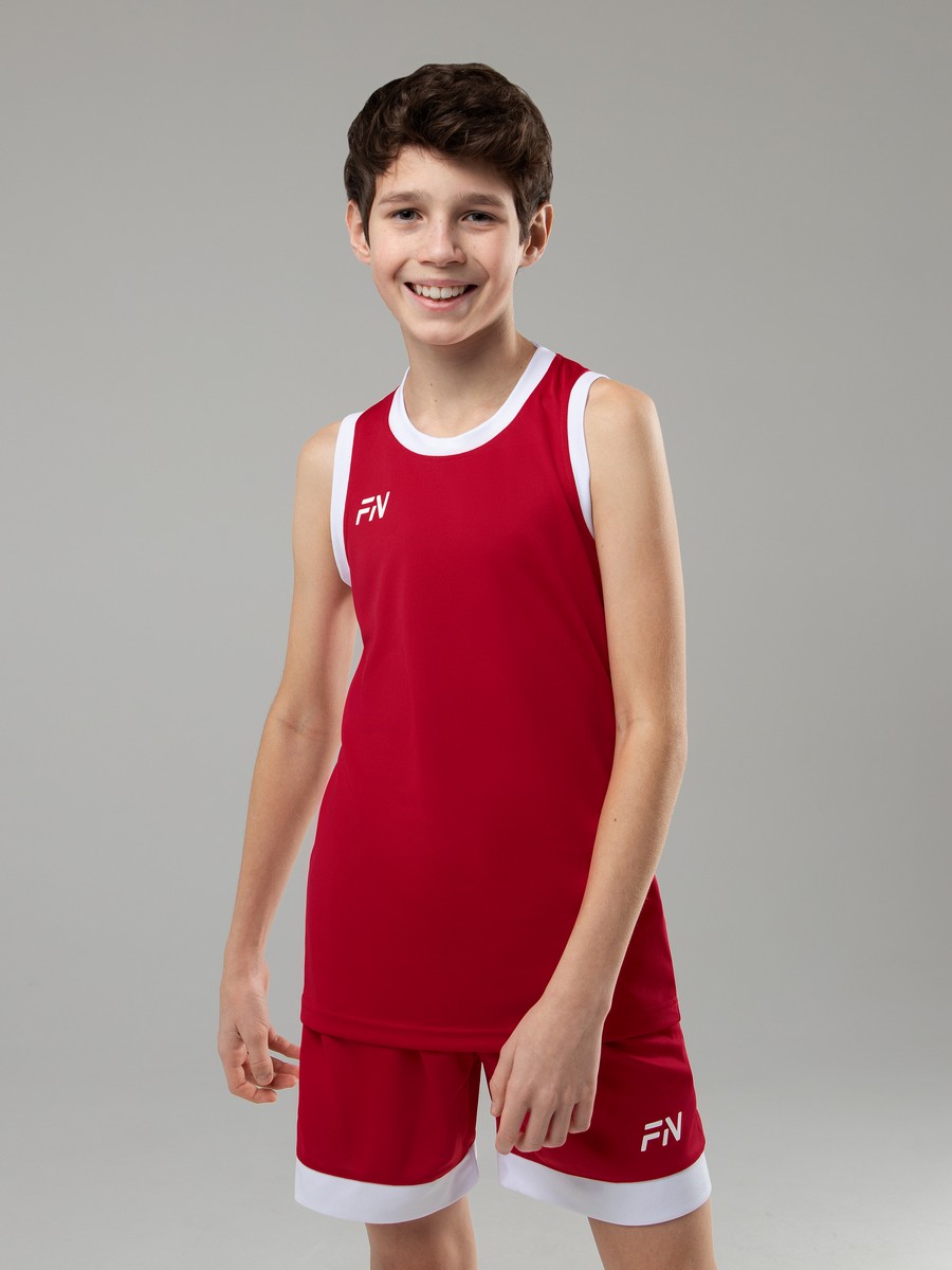 Детская баскетбольная форма FN Slam Kid Red