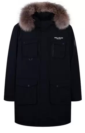Пуховик KELME Men's Long Down Jacket Black