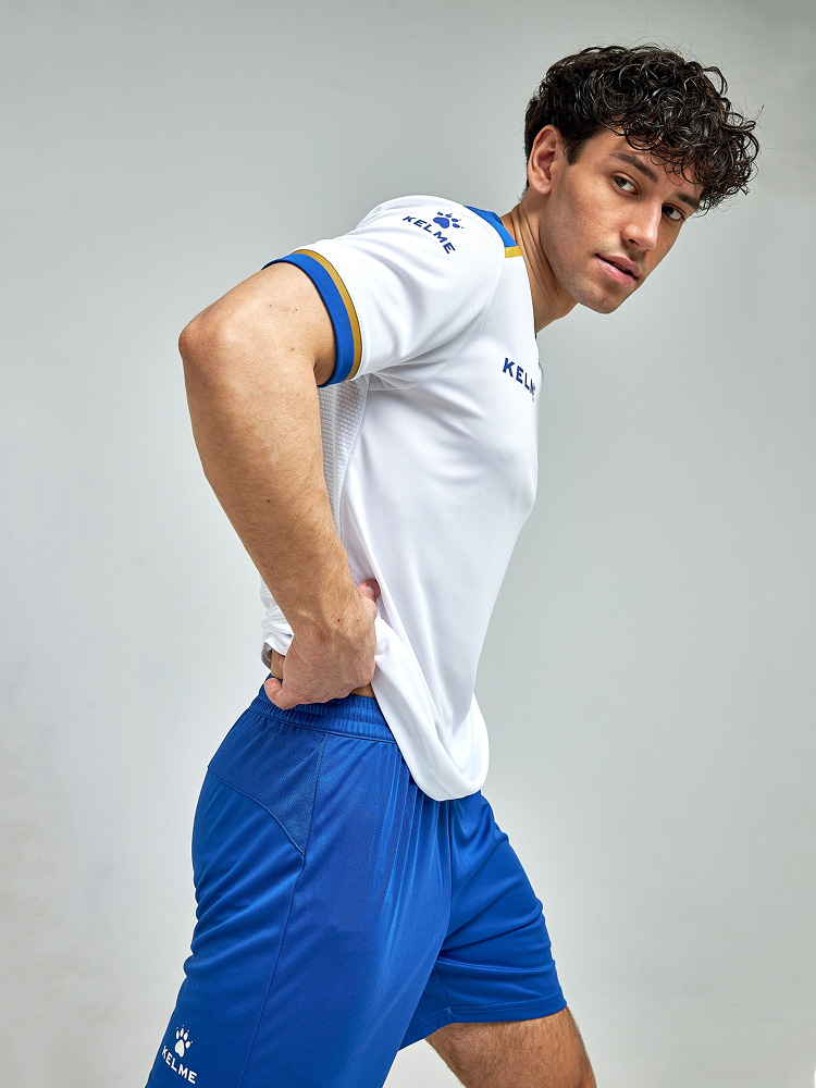Футбольная форма KELME S/S Football Set (White/Blue)